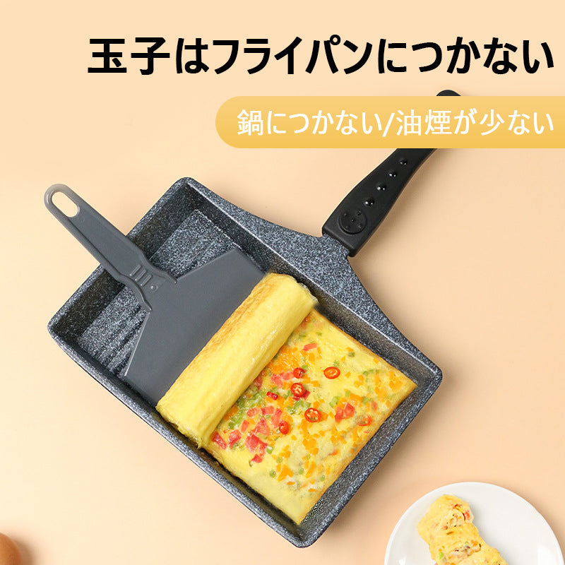 Tamagoyaki Frying Pan, Tamagoyaki Frying Pan, Fluorine Resin Processing, Non-stick, Easy to Clean, Fashionable